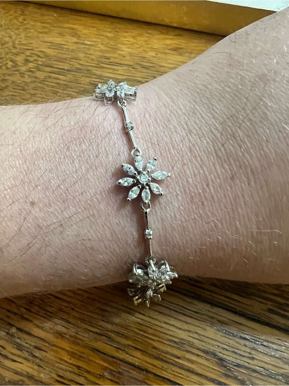 925 Sterling Silver CZ Tennis Bracelet